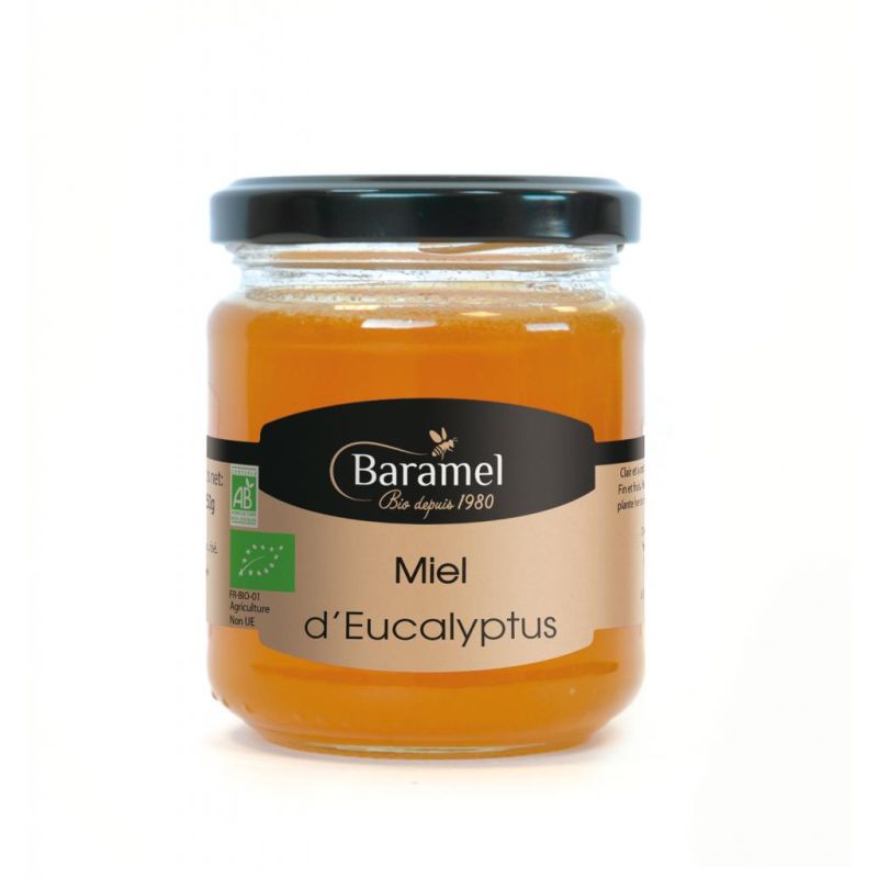 Miel d eucalyptus 250 gr Baramel dans votre magasin bio en ligne Etiketbio.eu Miel d eucalyptus 250 gr Baramel dans votre magasin bio en ligne Etiketbio.eu