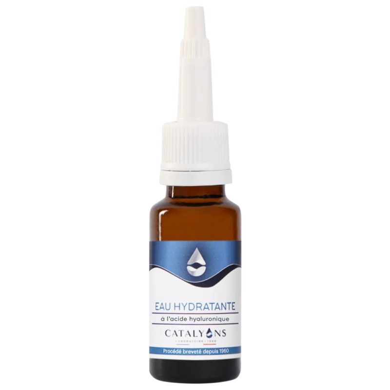 Cpte-gouttes eau hydratante à l'acide hyaluronique 20ml Catalyons dans votre magasin bio en ligne Etiketbio.eu Cpte-gouttes eau hydratante à l'acide hyaluronique 20ml Catalyons dans votre magasin bio en ligne Etiketbio.eu
