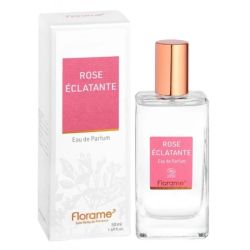 Eau de parfum rose éclatante 50ml Florame  dans votre magasin bio en ligne Etiketbio.eu