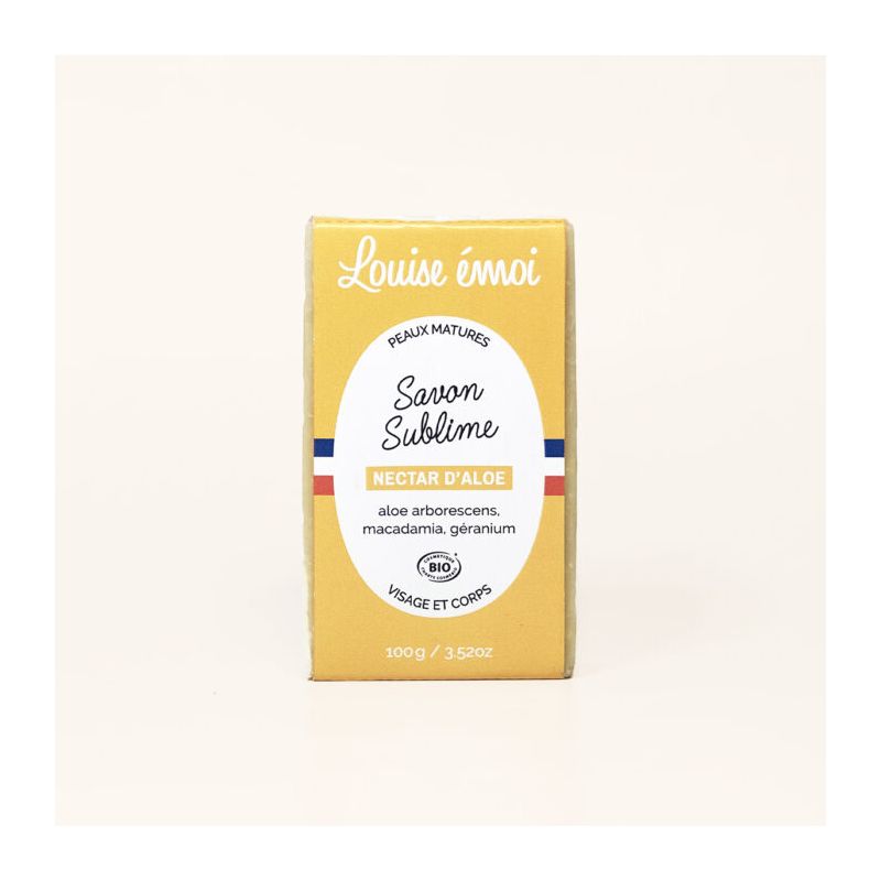 Savon a froid sublime nectar d'aloe (100g) Louise Emoi dans votre magasin bio en ligne Etiketbio.eu Savon a froid sublime nectar d'aloe (100g) Louise Emoi dans votre magasin bio en ligne Etiketbio.eu