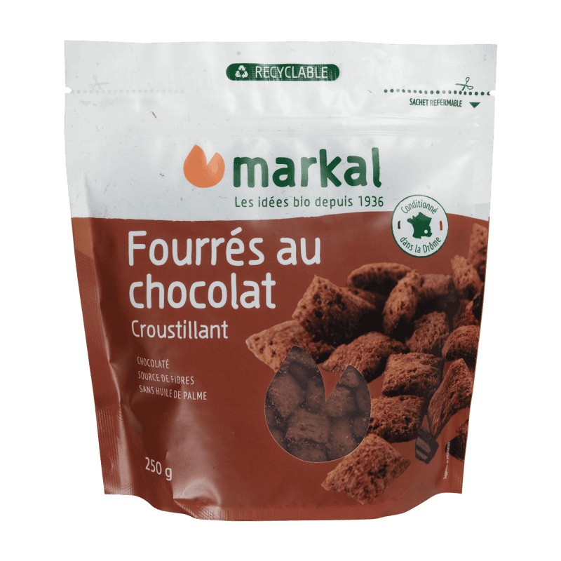 Fourrés au chocolat 250 gr Markal  dans votre magasin bio en ligne Etiketbio.eu