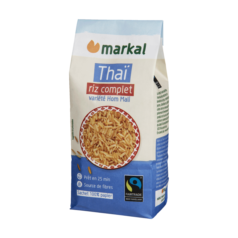 Riz thai complet 500g Markal dans votre magasin bio en ligne Etiketbio.eu Riz thai complet 500g Markal dans votre magasin bio en ligne Etiketbio.eu