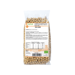 Soja jaune non depellicule 500g Markal  dans votre magasin bio en ligne Etiketbio.eu