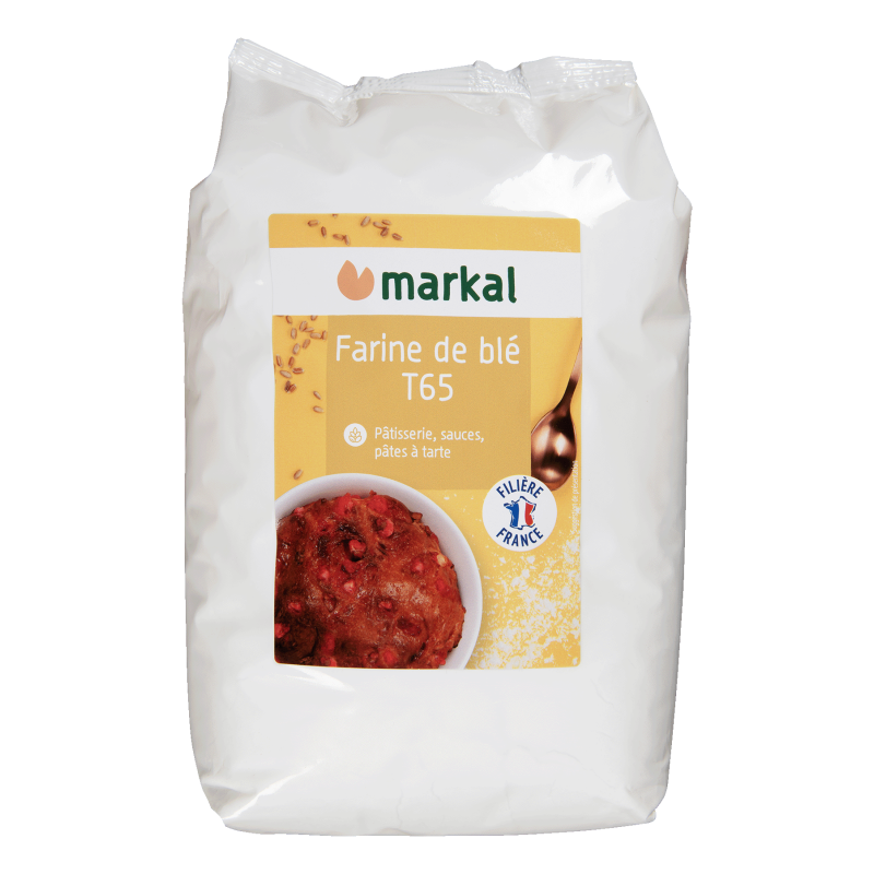 Farine de blé T65 1kg - Markal Markal  dans votre magasin bio en ligne Etiketbio.eu