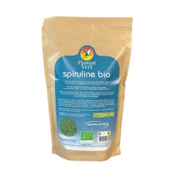Spiruline Bio microgranules 370g - Flamant Vert Flamant Vert  dans votre magasin bio en ligne Etiketbio.eu