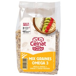 MIX GRAINES OMEGA 3 CELNAT 250G Celnat  dans votre magasin bio en ligne Etiketbio.eu