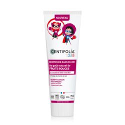 DENTIFRICE FRUITS ROUGES ENFANTS 75ml Centifolia  dans votre magasin bio en ligne Etiketbio.eu