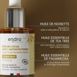 SERUM ANTI-IMPERFECTIONS (30ML) Endro Cosmétique  dans votre magasin bio en ligne Etiketbio.eu