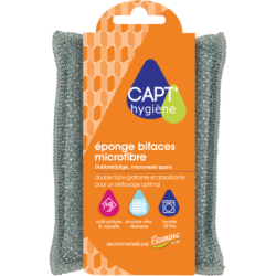 EPONGES BIFACES MICROFIBRE Etamine du Lys  dans votre magasin bio en ligne Etiketbio.eu
