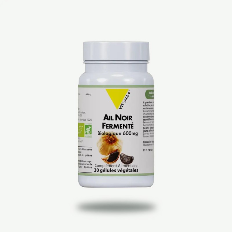 Ail noir fermente 600mg 30gels Ail noir fermente 600mg 30gels