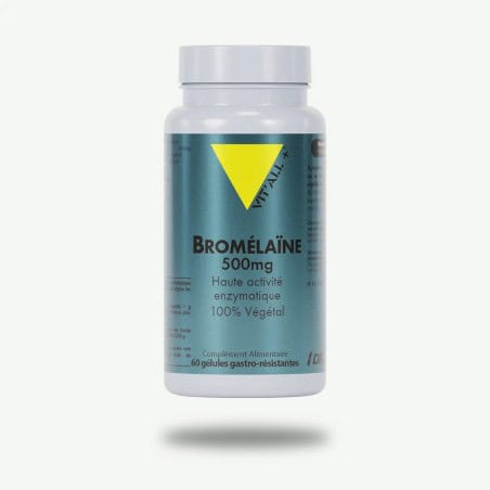 Bromélaïne 500 mg – 60 Gélules | Digestion, Inflammations & Détox Naturelle