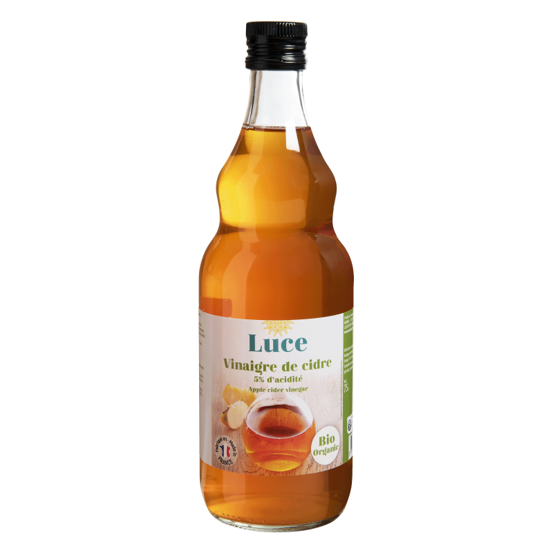 VINAIGRE DE CIDRE 75CL Luce  dans votre magasin bio en ligne Etiketbio.eu