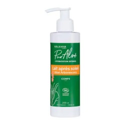 Lait Après-Soleil Bio Aloe Arborescens 200ml  Puraloé  dans votre magasin bio en ligne Etiketbio.eu