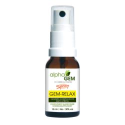 GEM - RELAX - Bourgeon Stress - Spray 15 ml Bio Alphagem  dans votre magasin bio en ligne Etiketbio.eu