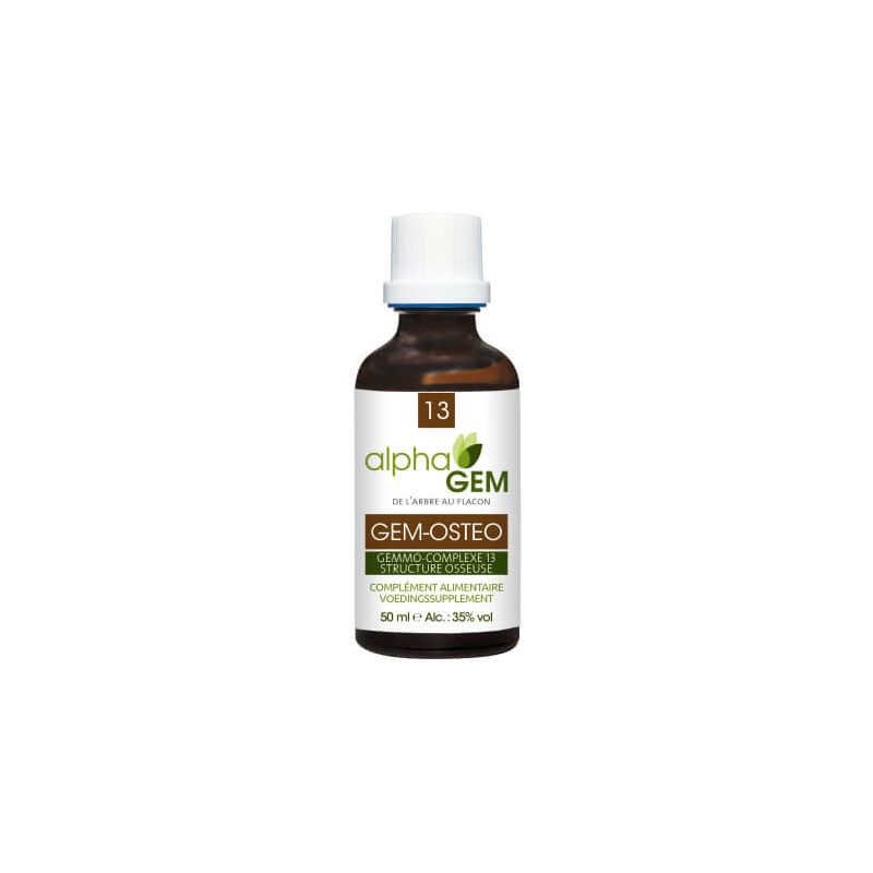 GEM - OSTEO - Os Forts - 50 ml Bio  Alphagem  dans votre magasin bio en ligne Etiketbio.eu
