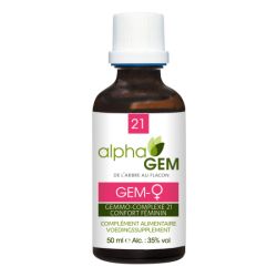 GEM - FEMME - Bourgeon Confort féminin - 50 ml Alphagem  dans votre magasin bio en ligne Etiketbio.eu