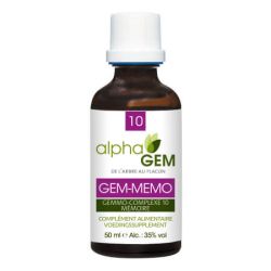 GEM - MEMO - Bourgeon Mémoire - 50 ml Bio Alphagem  dans votre magasin bio en ligne Etiketbio.eu