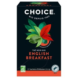 Thé Noir English Breakfast Bio 17 Sachets Choice  dans votre magasin bio en ligne Etiketbio.eu