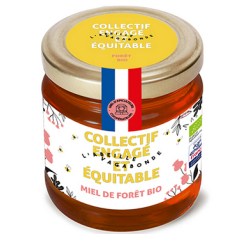 Miel de Forêt France 375 g  Abeille Vagabonde  dans votre magasin bio en ligne Etiketbio.eu