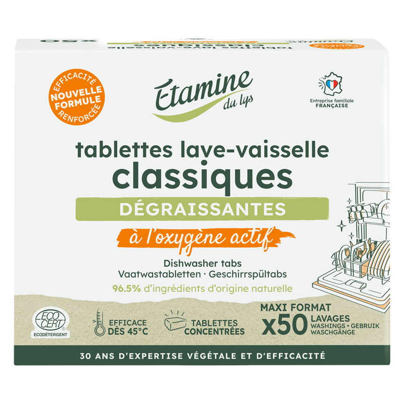 Tablettes lave-vaisselle classiques 50 u Tablettes lave-vaisselle classiques 50 u