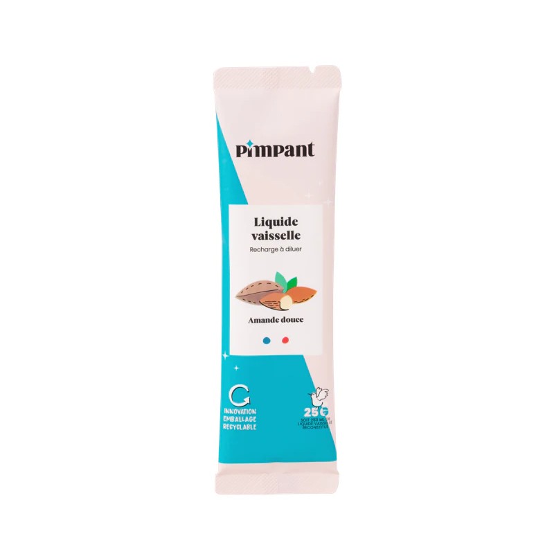 Stick recharge liquide vaisselle amande 25g Pimpant dans votre magasin bio en ligne Etiketbio.eu Stick recharge liquide vaisselle amande 25g Pimpant dans votre magasin bio en ligne Etiketbio.eu