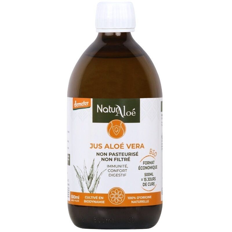 Jus d'Aloé Vera 500ml Natur Aloe dans votre magasin bio en ligne Etiketbio.eu Jus d'Aloé Vera 500ml Natur Aloe dans votre magasin bio en ligne Etiketbio.eu