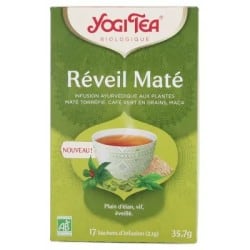 Yogi Tea Réveil Maté  Yogi Tea  dans votre magasin bio en ligne Etiketbio.eu