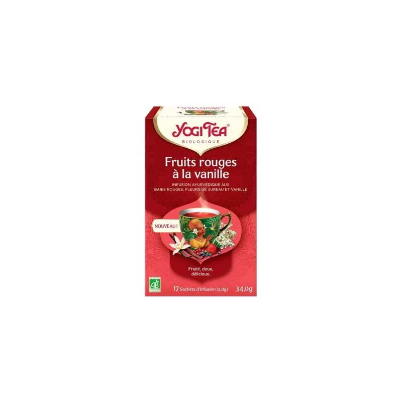 Yogi Tea Fruits Rouges Vanille Yogi Tea dans votre magasin bio en ligne Etiketbio.eu Yogi Tea Fruits Rouges Vanille Yogi Tea dans votre magasin bio en ligne Etiketbio.eu