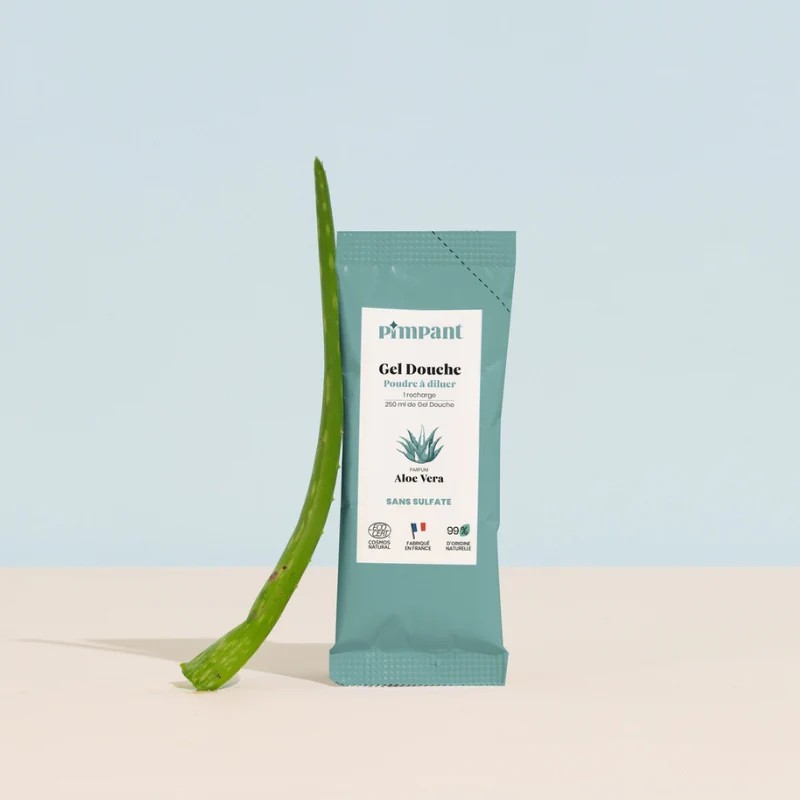 Gel Douche Aloe Vera 25g Pimpant  dans votre magasin bio en ligne Etiketbio.eu