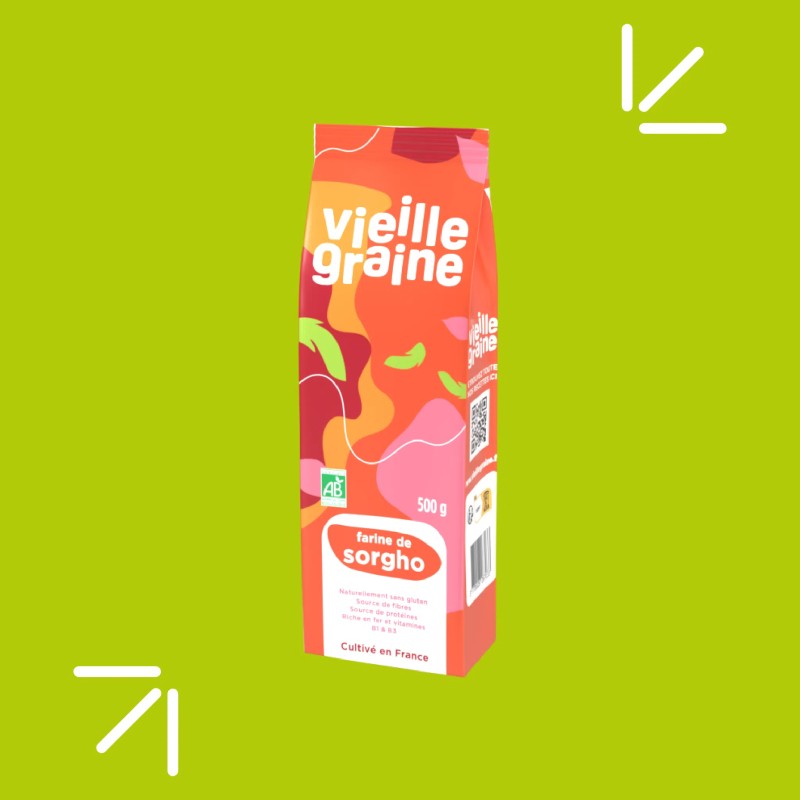 Farine de Sorgho 500g Vieille Graine dans votre magasin bio en ligne Etiketbio.eu Farine de Sorgho 500g Vieille Graine dans votre magasin bio en ligne Etiketbio.eu