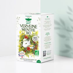 Infusion Verveine Menthe Bio 18 sachets Romon Nature dans votre magasin bio en ligne Etiketbio.eu