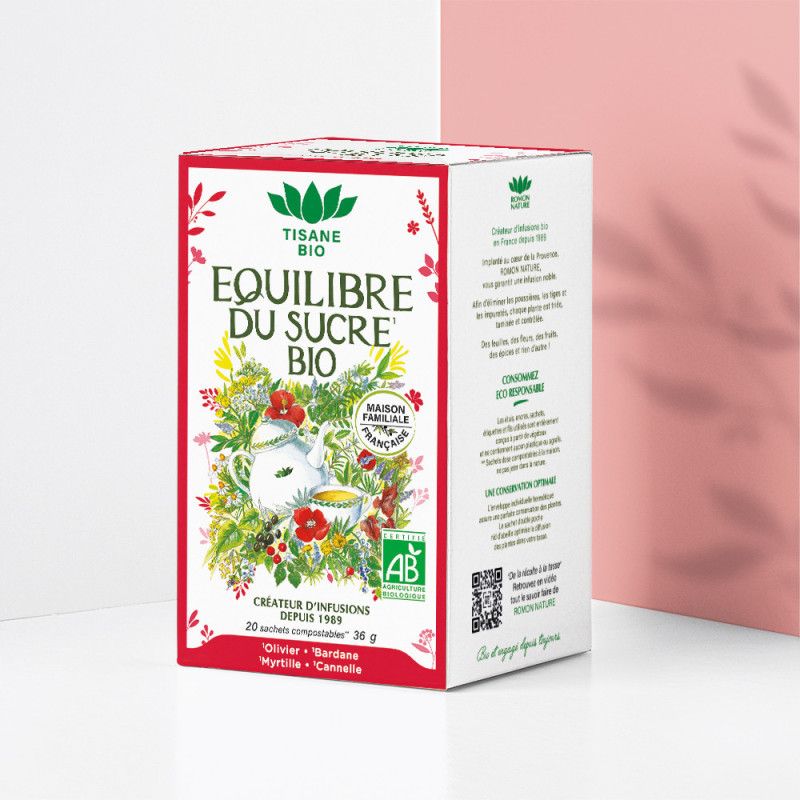 Infusion Équilibre du Sucre Bio Romon Nature dans votre magasin bio en ligne Etiketbio.eu Infusion Équilibre du Sucre Bio Romon Nature dans votre magasin bio en ligne Etiketbio.eu