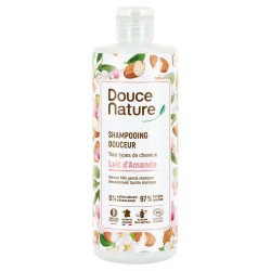 Shampooing Douceur Lait d’Amande 500ml Douce Nature dans votre magasin bio en ligne Etiketbio.eu