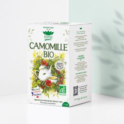 Tisane Camomille Bio France – 14,4g Romon Nature  dans votre magasin bio en ligne Etiketbio.eu