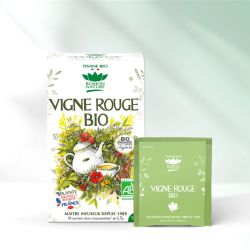 Tisane Vigne Rouge Bio 18 sachets Romon Nature dans votre magasin bio en ligne Etiketbio.eu