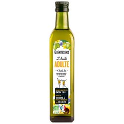 Mélange 4 Huiles Jeunes Actifs Bio 0,5L  quintesens  dans votre magasin bio en ligne Etiketbio.eu