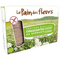 TARTINES AU SARRASIN (300G) LE PAIN DES FLEURS Le Pain des Fleurs  dans votre magasin bio en ligne Etiketbio.eu
