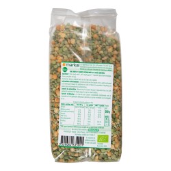 Duo de pois cassés verts et jaunes bio 500g – Markal Markal  dans votre magasin bio en ligne Etiketbio.eu