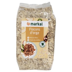 Flocons d’orge bio 500g – Markal Markal  dans votre magasin bio en ligne Etiketbio.eu