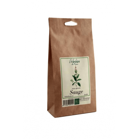 Sauge feuilles 40g Herbier de France  dans votre magasin bio en ligne Etiketbio.eu