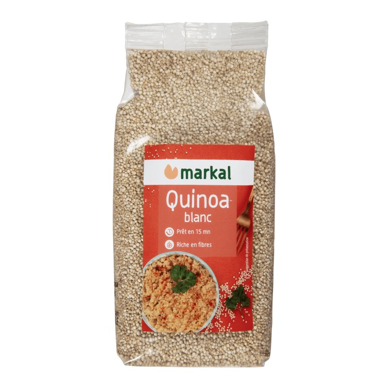 Quinoa Real blanc 1kg Markal Markal  dans votre magasin bio en ligne Etiketbio.eu