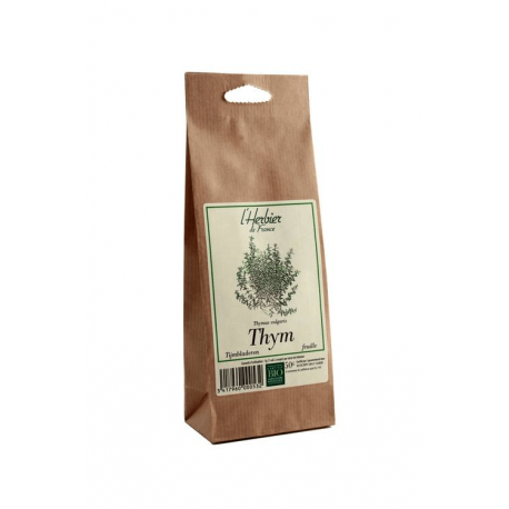 Thym feuilles monde 50g Herbier de France dans votre magasin bio en ligne Etiketbio.eu Thym feuilles monde 50g Herbier de France dans votre magasin bio en ligne Etiketbio.eu