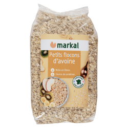 Flocons d'avoine petits 500g - Markal Markal  dans votre magasin bio en ligne Etiketbio.eu