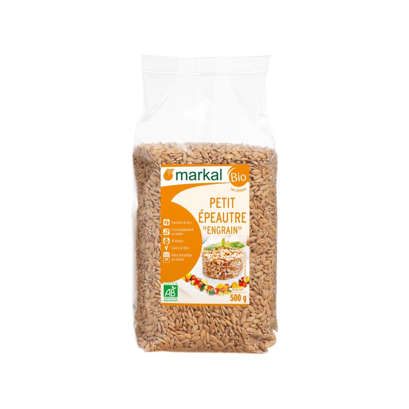 Petit épeautre véritable 500g - Markal Markal  dans votre magasin bio en ligne Etiketbio.eu