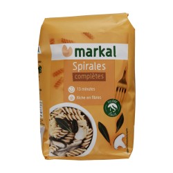 Spirales complètes 500g - Markal Markal  dans votre magasin bio en ligne Etiketbio.eu