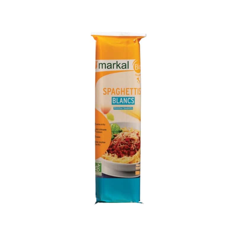 SPAGHETTI BLANCS (500G) MARKAL Markal  dans votre magasin bio en ligne Etiketbio.eu