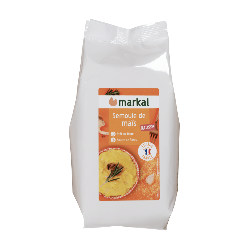 Semoule de maïs grosse 500g - Markal Markal  dans votre magasin bio en ligne Etiketbio.eu