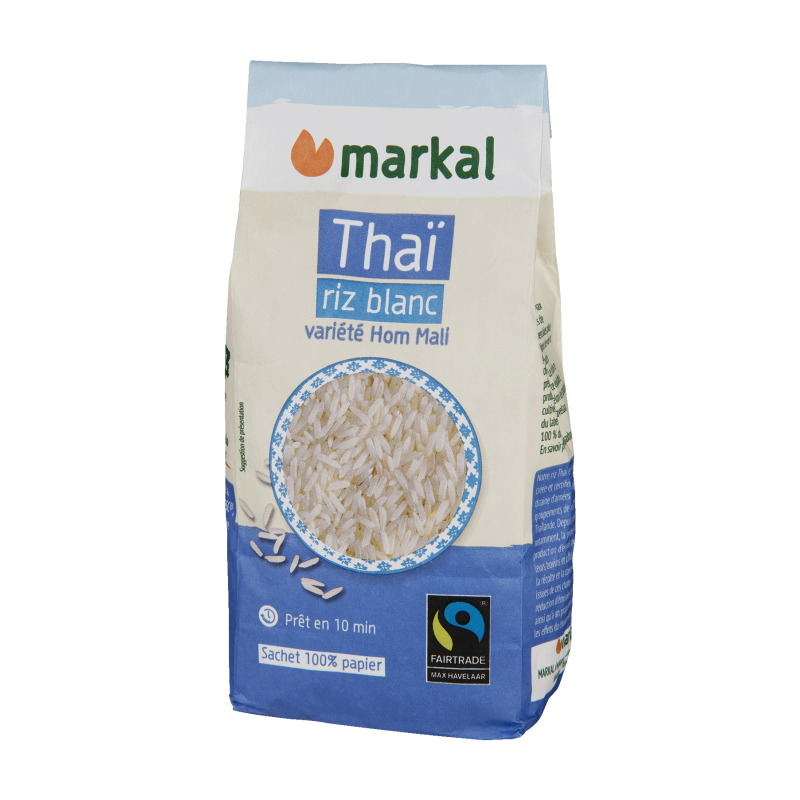 Riz thaï blanc 500g - Markal Markal dans votre magasin bio en ligne Etiketbio.eu Riz thaï blanc 500g - Markal Markal dans votre magasin bio en ligne Etiketbio.eu