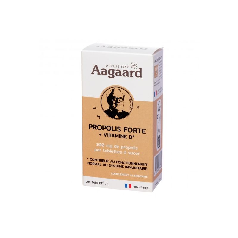 Propolis Forte 28 tablettes- Aagaard Aagaard  dans votre magasin bio en ligne Etiketbio.eu
