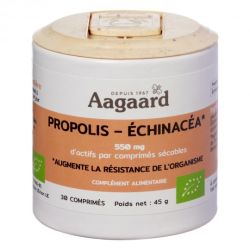 Propolis Échinacée 550mg x30 - Aagaard Aagaard dans votre magasin bio en ligne Etiketbio.eu